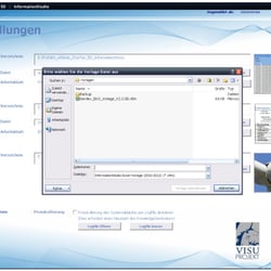 Systementwicklung WinForms 2.0: Administration > Template auswählen