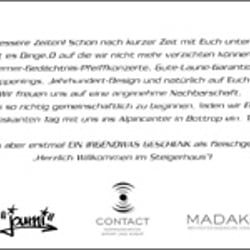 Begrüßungskarte