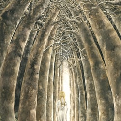 Illustration zu „Die Regentrude“ von Theodor Storm