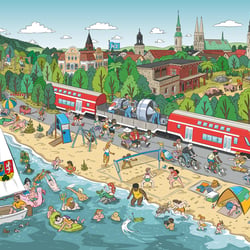 Wimmelbuch Innenseiten 5. und 6.