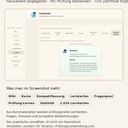 KI-Lern-App zur Prüfungsvorbereitung