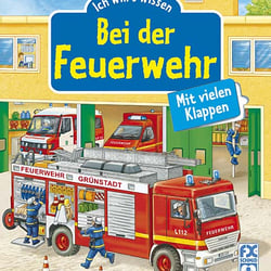 Klappenbilderbuch „Bei der Feuerwehr“