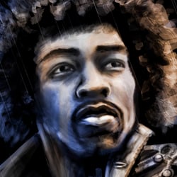 Jimmy Hendrix illustration