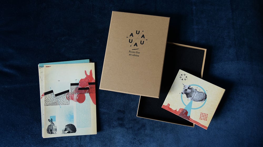 Grafische Gestaltung und Konzept Art Edition für die Band AUA AUA