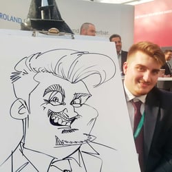Schnellzeichner/Karikaturist für Messen