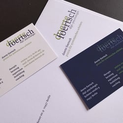 Briefausstattung Doerte Foertsch, Psychologische Praxis