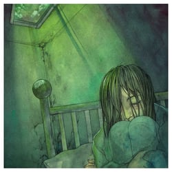 „A little Princess“ von Frances Hodgson Burnett 25×25cm Aquarell auf 640gqm Fabriano Artistico Papier