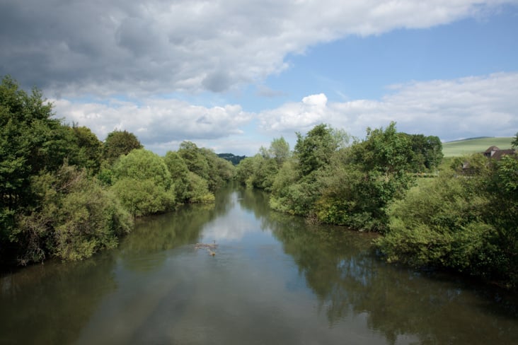 Die Ruhr bei Meschede