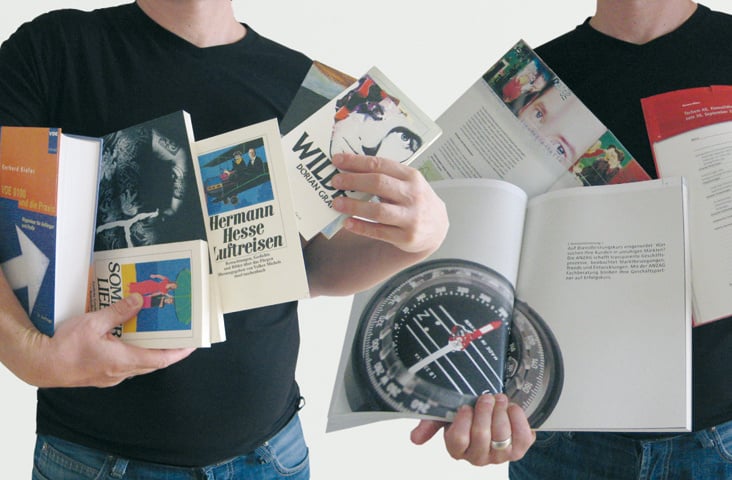 Verführung zum Lesen. Umschlaggestaltung für verschiedene Autoren: Oskar Wilde, Hermann Hesse, Alexandre Dumas, Walter Benjamin
