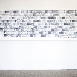 Merle-Michaelis Kalligrafie Kampfkunst textura-teppich-totale