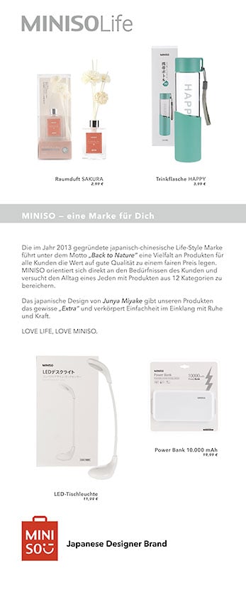 Rollup | MINISO Storeeröffnung