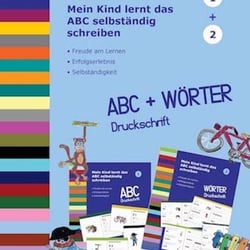 Kinderbuch-Cover „Mein Kind lernt das ABC selbständig schreiben“
