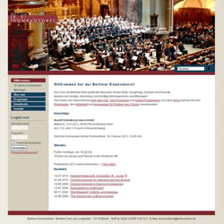 Website – Berline Domkantorei