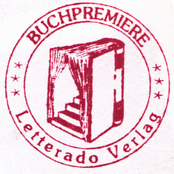 Auftrag: Stempel für den Letterado-Verlag zur Buchpremiere.