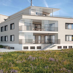 Aussenansicht Immobilien Visualisierung von MFH