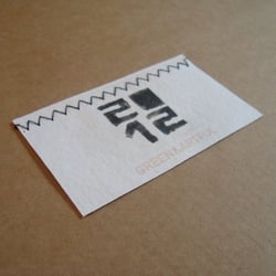 Heimtextilienlabel 2012 Visitenkarte vorne