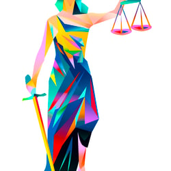Justitia Grafikdesign