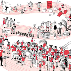 Illustration, Orchestermusiker, Wimmelplakat, Klassik, Musikillustration