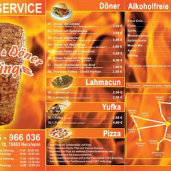 Flyer für ein Dönergeschäft