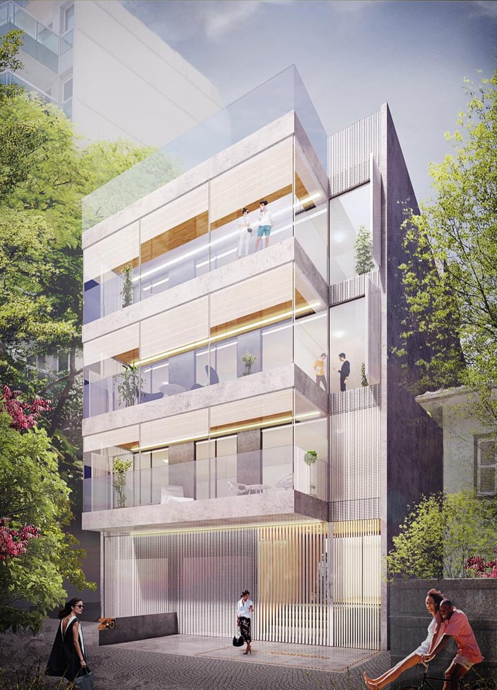 Architekturvisualisierung – Mehrfamilienhaus