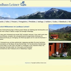 Lanhaus Leitner – CMS basierte Webseite