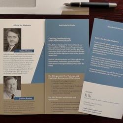 Konzeption und Gestaltung des Flyers