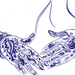 2008 Graphische Reportage: Henna Tatoo