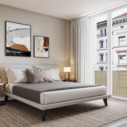 3D visualisierung Mehrfamilienhaus Berger Straße Frankfurt