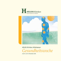 Titelseite Event-Flyer „Gesundheitswoche 2015“