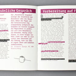 Meine Bachelorarbeit, Butter & Fisch – Ein Begleiter für die Bewerbung zum Kommunikationsdesignstudium