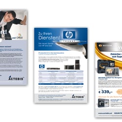 3 Produkt-Flyer Actebis