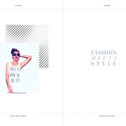 Konzept und Gestaltung Fashion-Segment