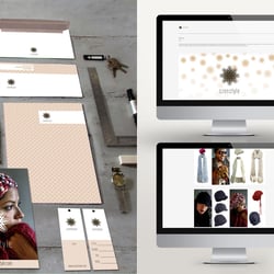Logo, Labels, Briefpapier und Website