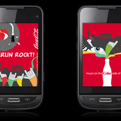Coke „Soundwave“ – Wallpaperdesign