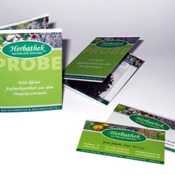 Herbathek – Give Away & Visitenkarte