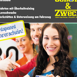 Werbeanzeige Fahrschule Scholz und Zweck