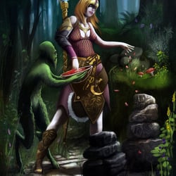 Eine Hexe