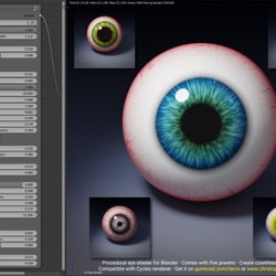 CW Eye – Prozedurales Material für Blender