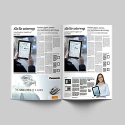 Anzeige für Panasonic in der Fachzeitung