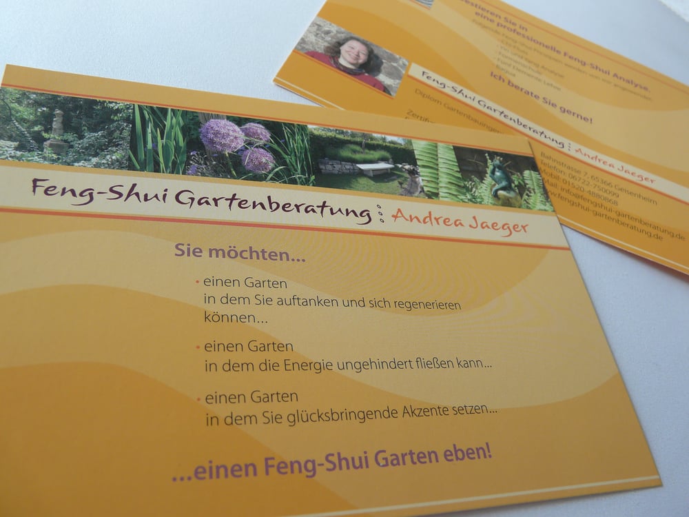 Flyer A5, Papier: 350g matt + Drucklack