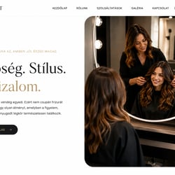 Webdesign für einen modernen Friseursalon. Demo-Projekt mit eleganter Bildsprache und klarer Nutzerführung.