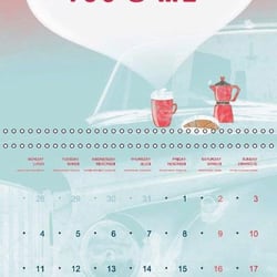 Love and Joy / (Monthly calendar, 14 pages)