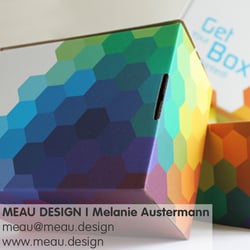 Verpackungsdesign / Packaging – Versandkartons, Detailaufnahme