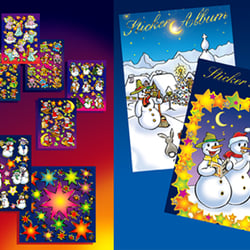 Sticker und Alben X-mas