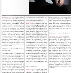 Clipping Porträt Endrik Wottrich, Magazin Oper Bonn