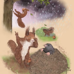 Kinderbuchillustration