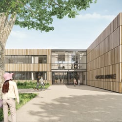 Wettbewerb ‚Gesamtschule Gütersloh‘, Eingangsbereich | 3.Preis