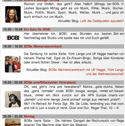 Interaktives Programmschema