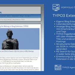 TYPO3 Extension der Agentur IBK