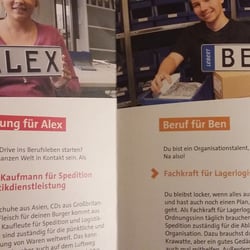 Text für Ausbildungs-Broschüre Spedition